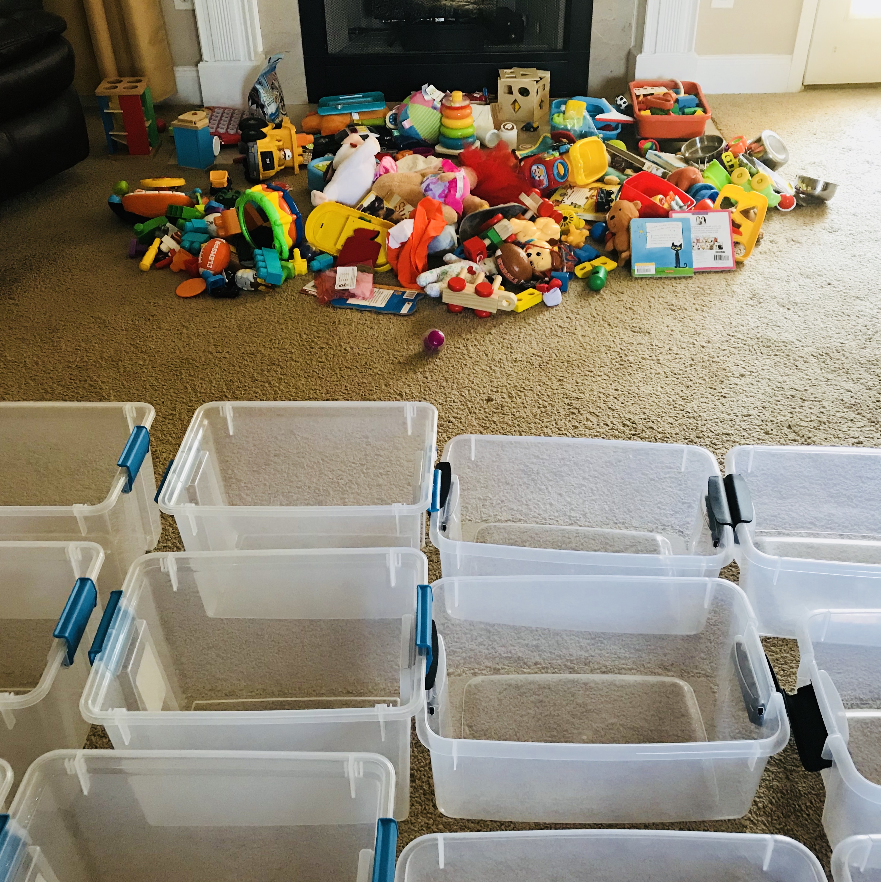 toy storage and organization